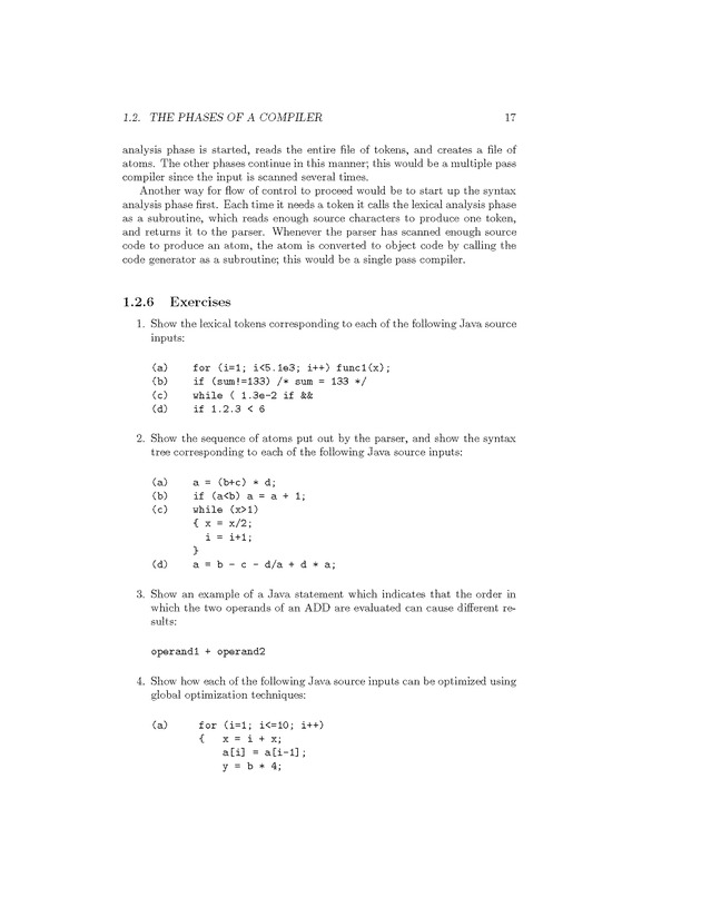 Compiler Design: Theory, Tools, and Examples - Page 17
